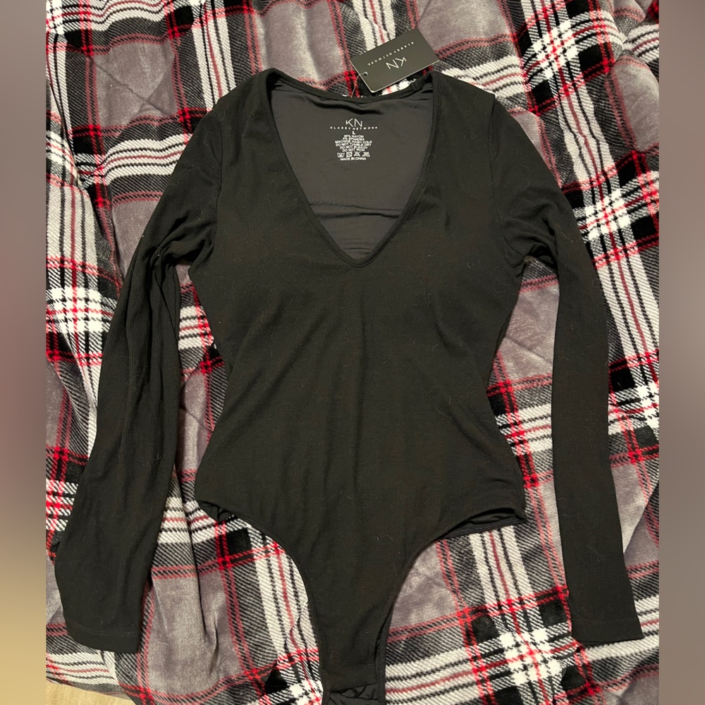 Klassy Network black bodysuit bramisuit NWT